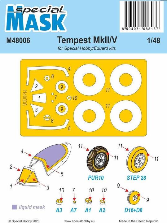 Image du produit Special Hobby Tempest Mk.II/V Masque