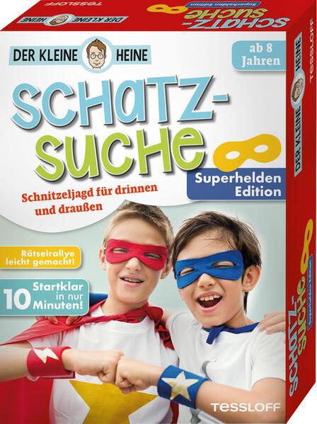 Produktbild Tessloff Der kleine Heine. Schatzsuche. Superhelden Edition. Schnitzeljagd für drinnen und draussen (Deutsch, Stefan Heine, 2020)