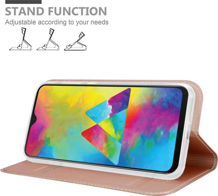 Actual product image Cadorabo Book Classy Style Cover (Samsung Galaxy M30s, Samsung Galaxy M21)