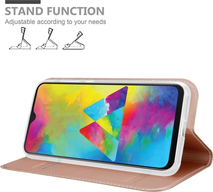 Produktbild Cadorabo Book Classy Style Cover (Samsung Galaxy M30s, Samsung Galaxy M21)