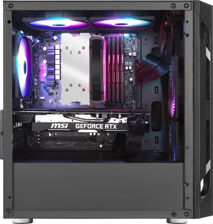 Produktbild Silverstone Fara H1M Pro Micro-ATX Gehäuse - Tempered Glass, ARGB (mATX, Mini-ITX, Mini-DTX)