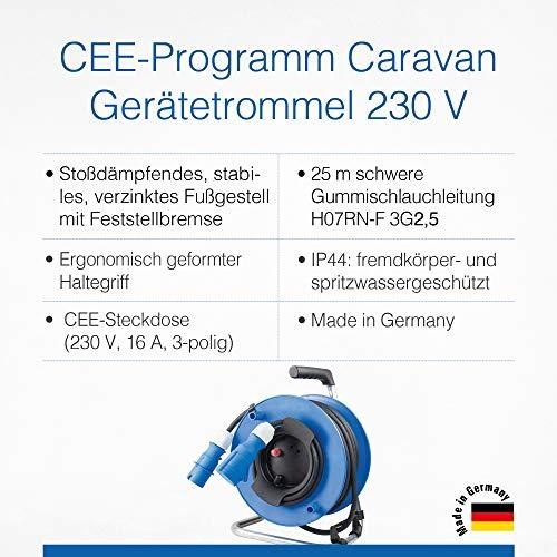 Immagine prodotto As - Schwabe CEE-Camping-Kabeltrommel (25 m, 2.50 mm².)