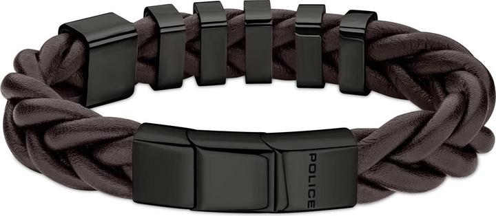 Immagine prodotto Police Bracciale per attrezzi (21 cm, Cuoio, Acciaio inossidabile)