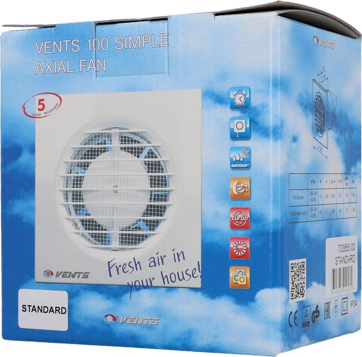 Produktbild Vents Wandventilator Simple 100