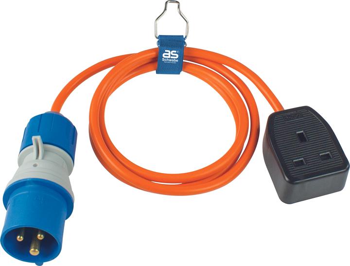 As - Schwabe CEE Adapterleitung British Standard BS1363 (CEE 7/3, BS 1363)