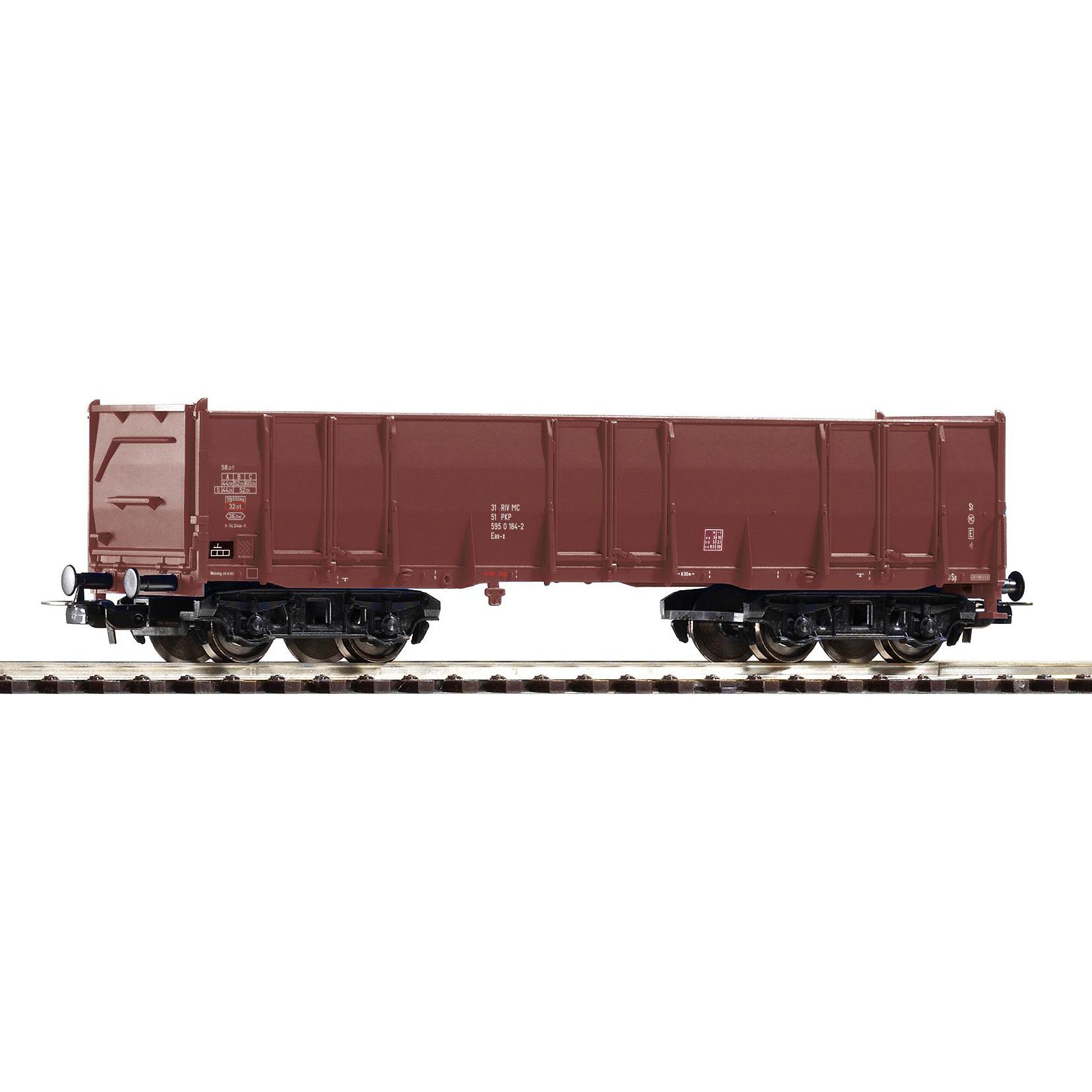 Piko Hochbordwg. Eas -x PKP braun IV (Spur H0)