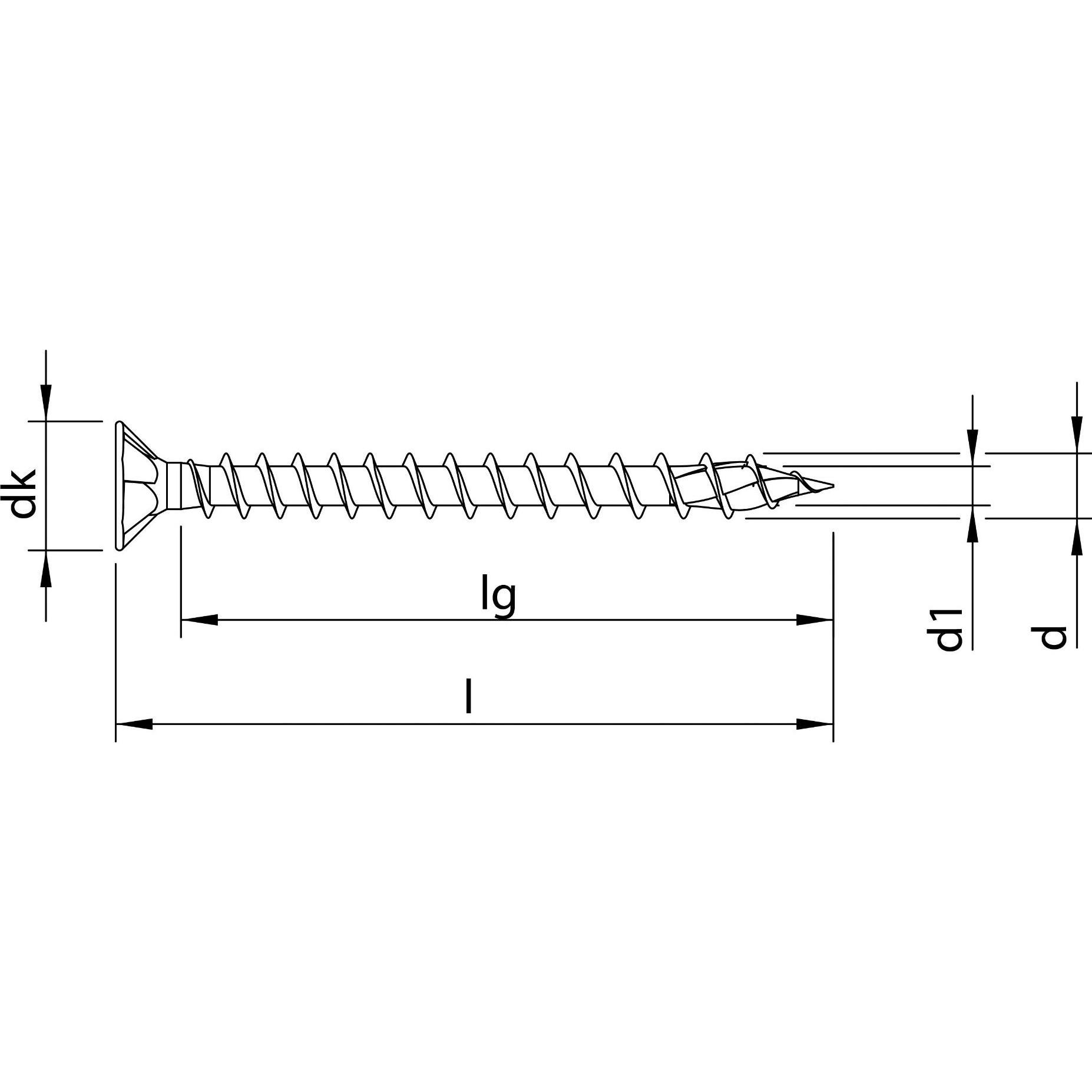 Thumbnail - Heco, Schrauben, TOPIX-PLUS Holzbauschraube Senkkopf 4.0x 20 VVG HD20 verzinkt (1000 Schrauben pro Stück)