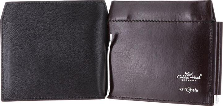 Actual product image Golden Head Colorado RFID clip billfold