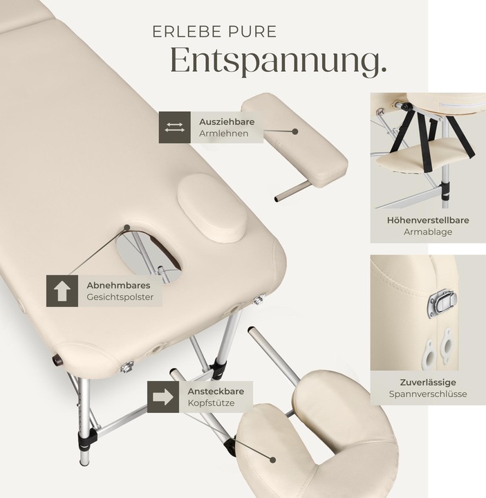 Actual product image tectake Massage table