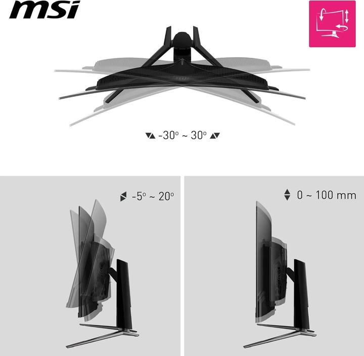 Produktbild MSI MPG 321CURX QD-OLED (3840 x 2160 Pixel, 31.50")