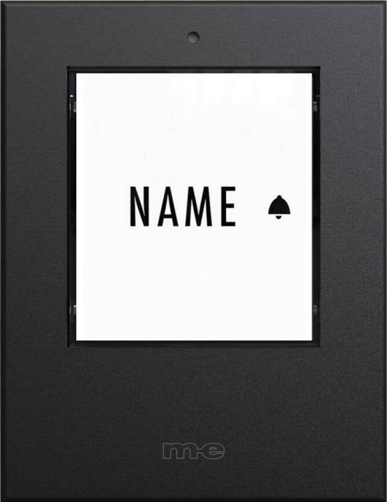 Image du produit M-E Sonnette en acier inoxydable avec éclairage automatique pour 1 maison familiale