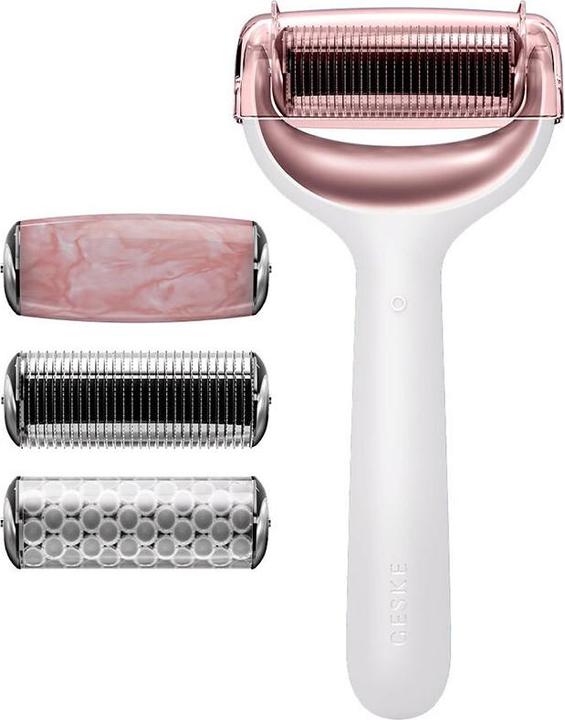Image du produit Konjac Sponge Roller do mezoterapii igłowej twarzy i ciała 9w1 Geske z Aplikacja (starlight)
