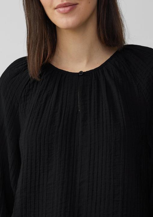 Produktbild S.Oliver Bluse Strukturierte Relaxed-Fit-Bluse mit Raffungen und Raglanärmeln (32)