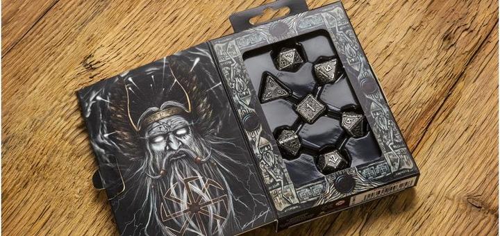 Actual product image Q Workshop SMMY35 - Metal Mythical Dice Set (7)