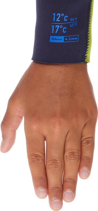 Actual product image Olaian Surf wetsuit kids 4/3 mm neoprene (4/3 mm, 176)