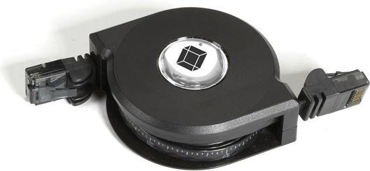 Actual product image Black Box Cat6 Retractable Patch Cable (CAT6, 2 m)