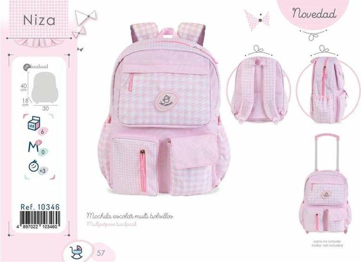 Produktbild DeCuevas Schulrucksack Niza 40 x 18 x 30 cm