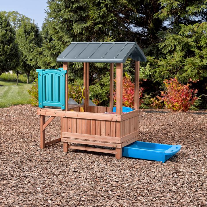 Produktbild Step2 Woodland Adventure Playhouse & Slide
