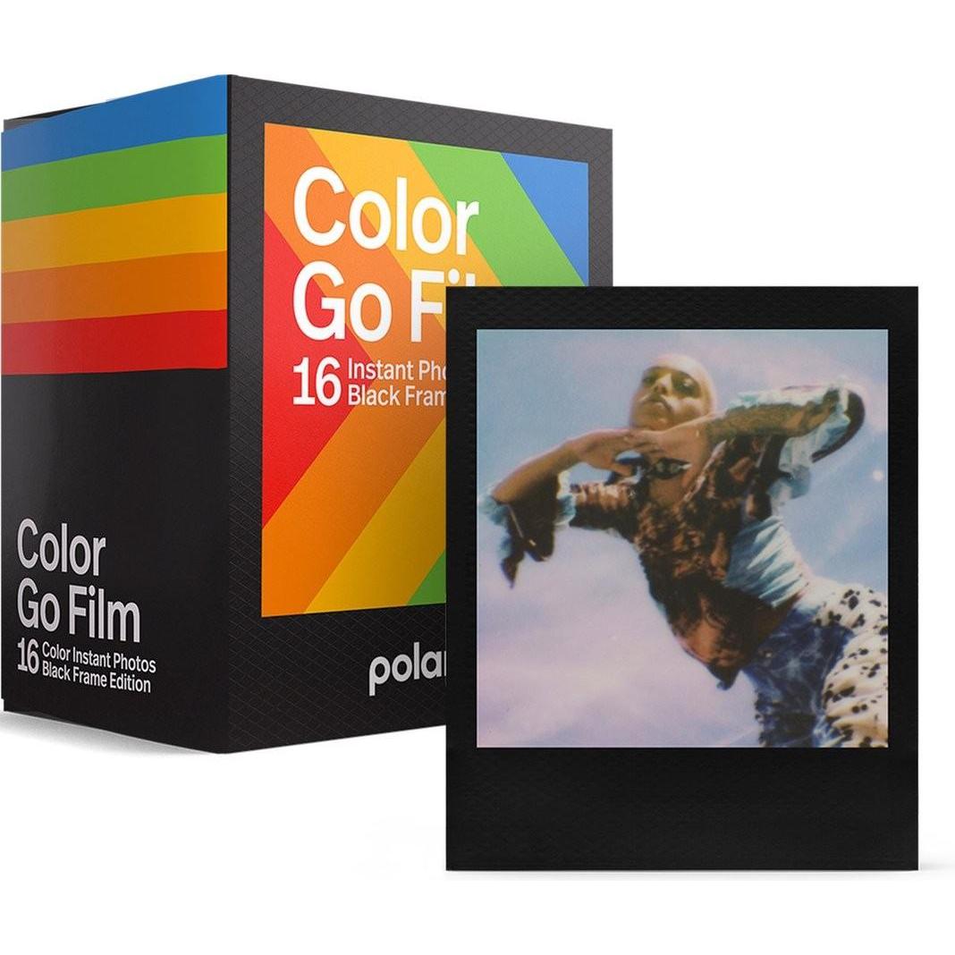 Polaroid Color Film Go Black Frame Edition Confezione doppia, Pellicola istantanea, Bianco
