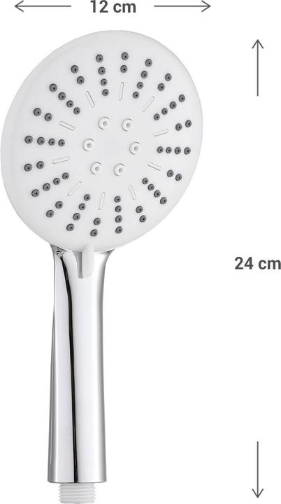 Actual product image Douceur D'intérieur Massage shower head with water-saving function (3 Beam types)