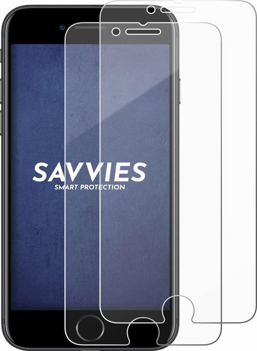 Immagine prodotto Savvies Vetro Temperato Pellicola Protettiva (2 pz., Apple iPhone 7)