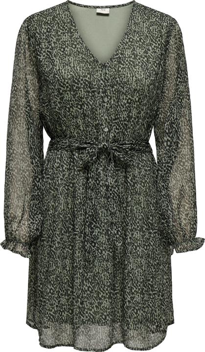 Produktbild JdY Normal geschnitten V-Ausschnitt Elastische Bündchen Kurzes Kleid Kleid (S)