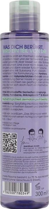Produktbild Jean & Len Volumen Shampoo Holunder/Jasmin, 300 ml (Flüssiges Shampoo, 300 ml)