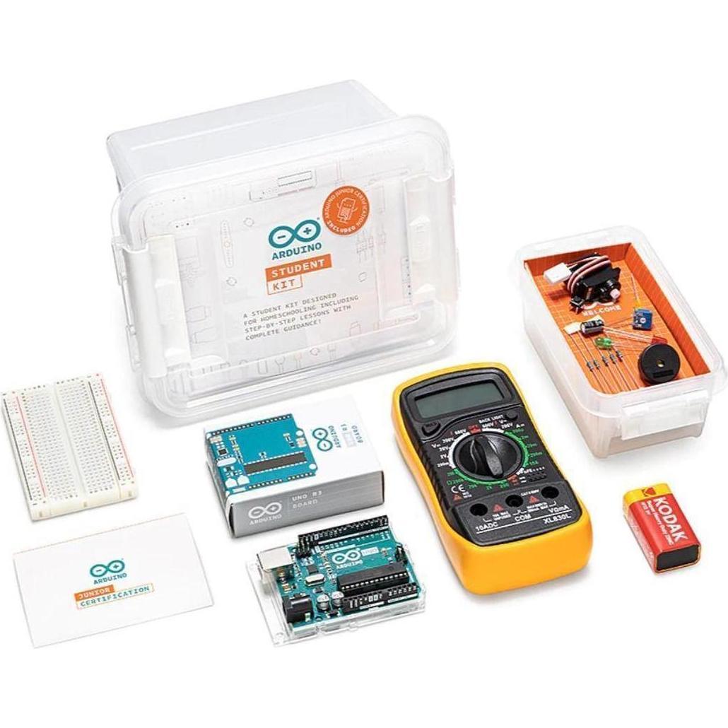 Arduino AKX00043 - Pacchetto di certificazione Junior: Kit esame, Scheda + Kit di sviluppo
