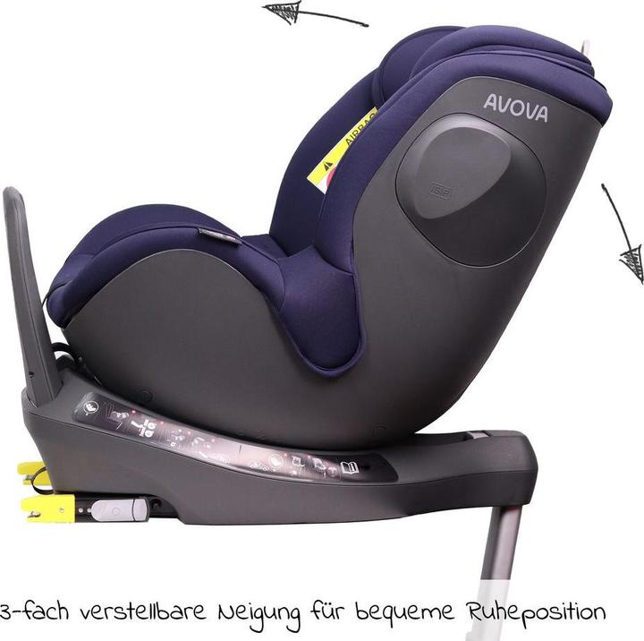 Actual product image Avova Reboarder reboarder child seat Sperber-Fix i-Size 40 cm - 105 (Reboarder)