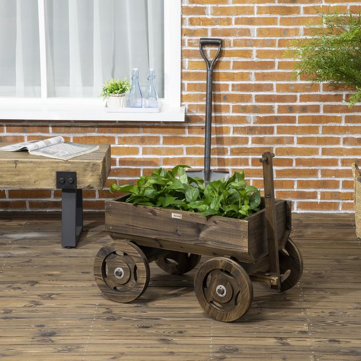 Immagine prodotto Outsunny Blumenwagen mit Rollen