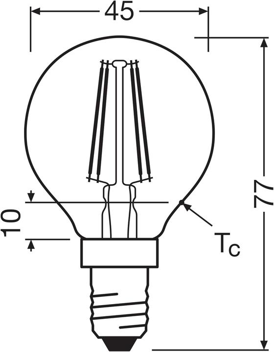 Produktbild Osram Led Retrofit Classic P (E14, 806 lm, 1 x)
