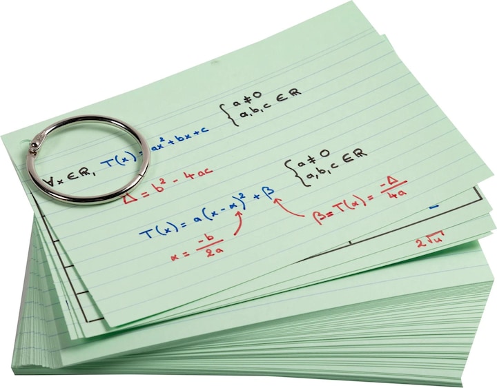 Actual product image Exacompta Flashcards (A6, 205 g/m², 50 x)