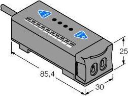 Actual product image Turck Opto Sensor Light guide sensor for plastic light guides R55FPB