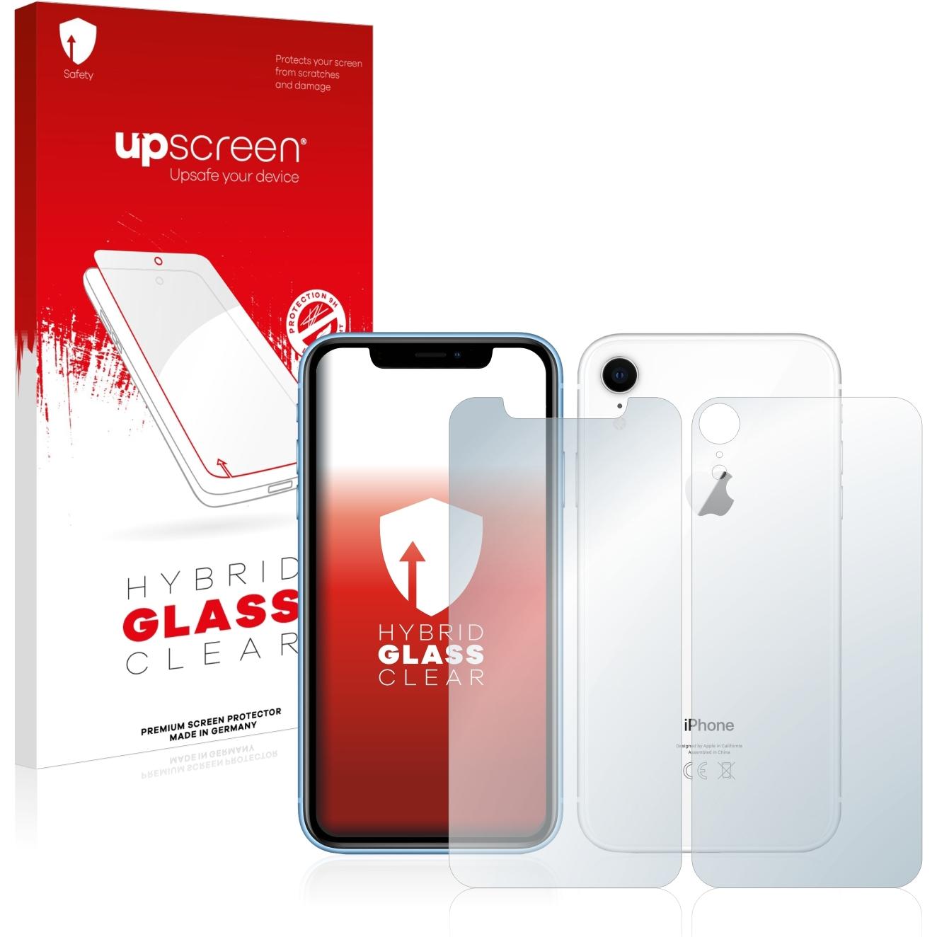 upscreen Scratch Shield Panzerglasfolie (1 Stück, Apple iPhone XR), Smartphone Schutzfolie, Transparent