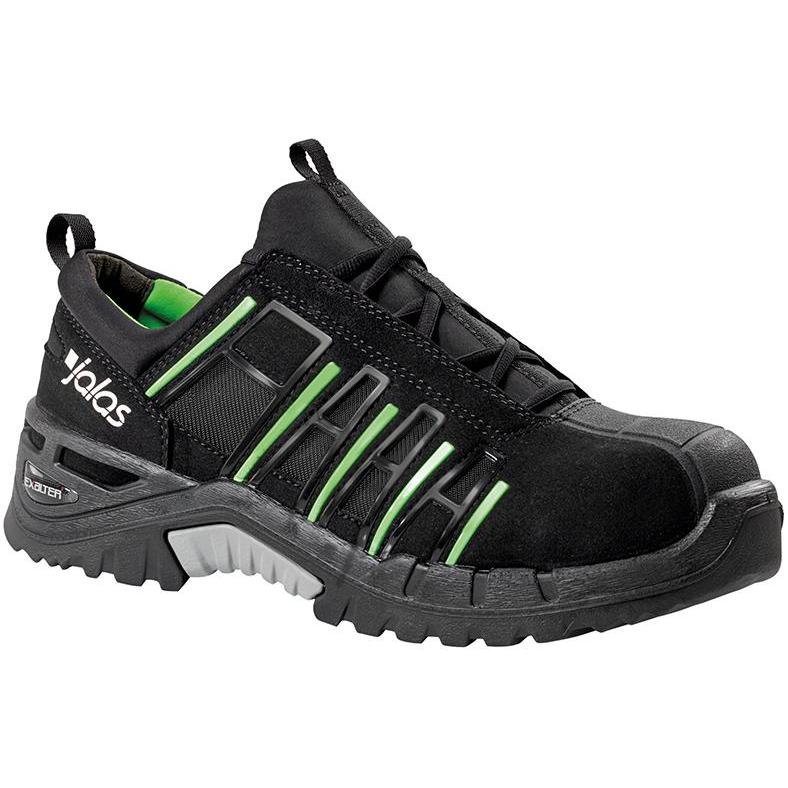 Jalas, Sicherheitsschuhe, Halbschuh 9915 Exalter schwarz grün S1P Gr. 47 (S1P, 47)