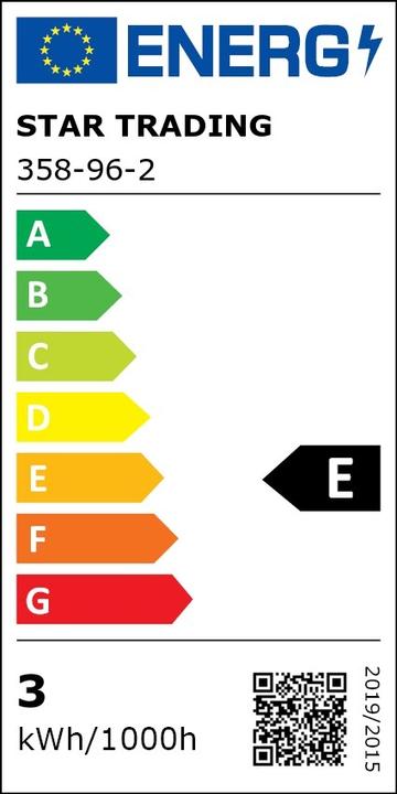 Label énergétique Star Trading Ampoule LED E14 R39 Reflector opaque (E14, 2.90 W, 325 lm, 1 x, E)
