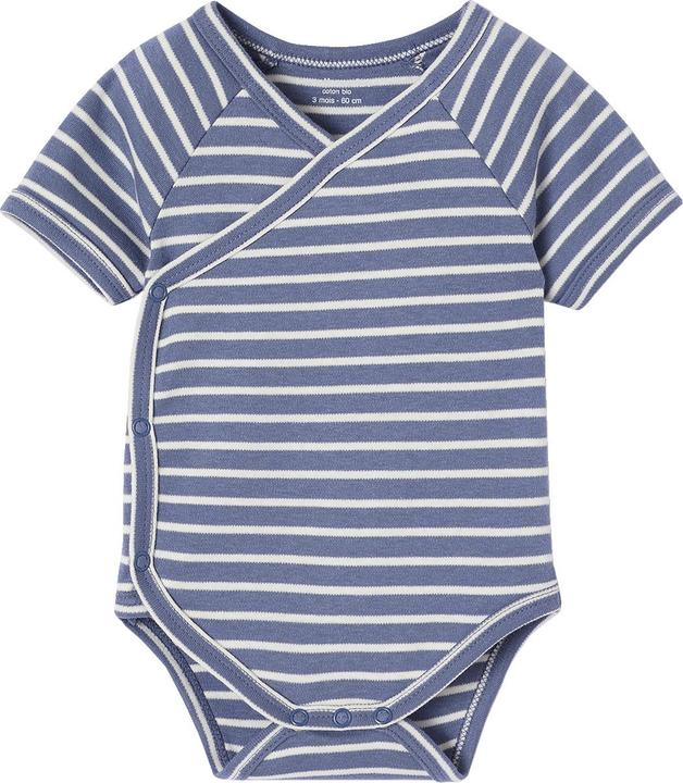 Immagine prodotto Vertbaudet Bio-Kollektion: 5er-Pack Baby Kurzarm-Bodys in Wickelform (56)