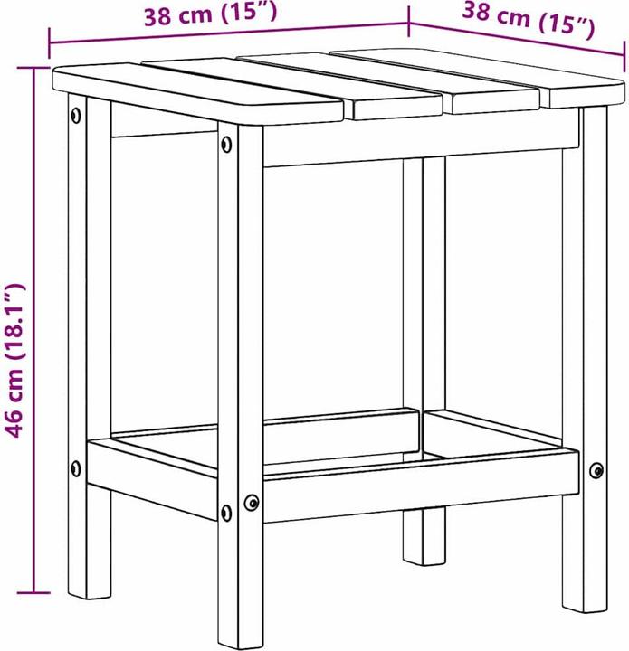 Image du produit vidaXL Tisch für Outdoor
