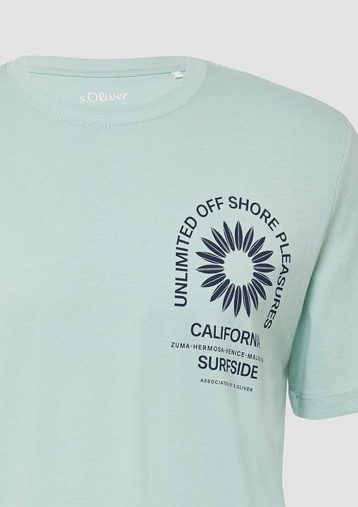 Produktbild S.Oliver T-Shirt T-Shirt mit Crew Neck und Frontprint (3XL)
