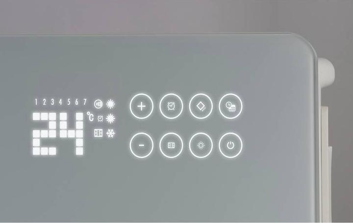 Actual product image Sygonix SY-6735642 Heizgerät 20 m² Weiss (2000 W)