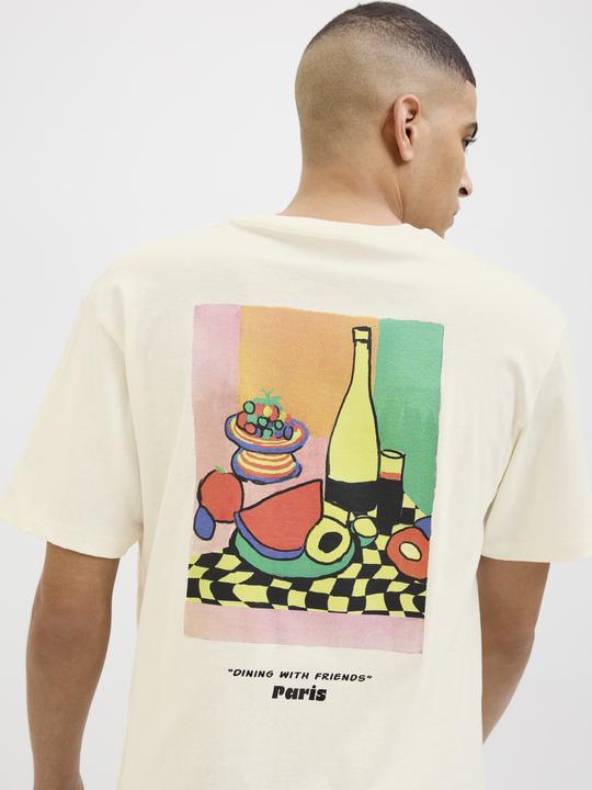 Actual product image Jack & Jones Rückenprint Rundhalsausschnitt T-shirt T-shirt (XL)