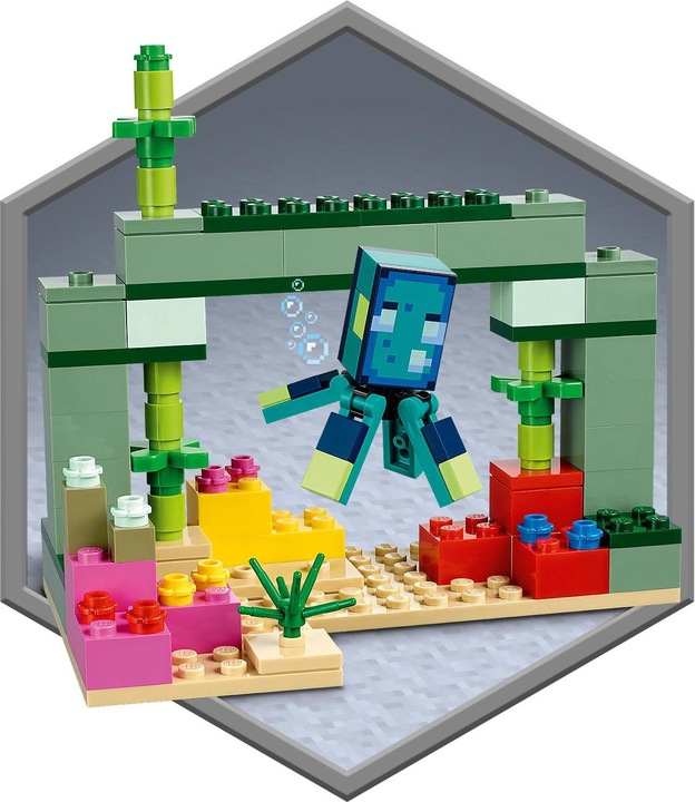 Actual product image LEGO The Guardians' Duel (21180, LEGO Minecraft)