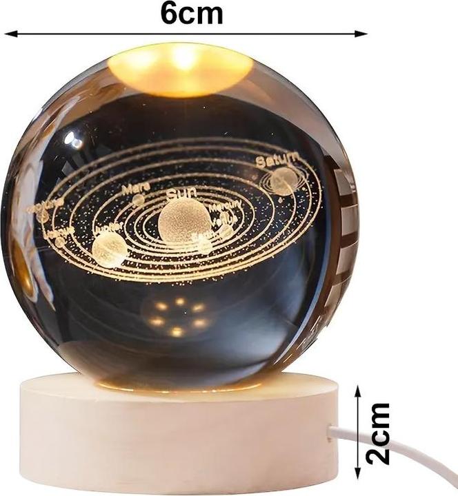 Produktbild Cbx 3D Sonnensystem Kristallkugel
