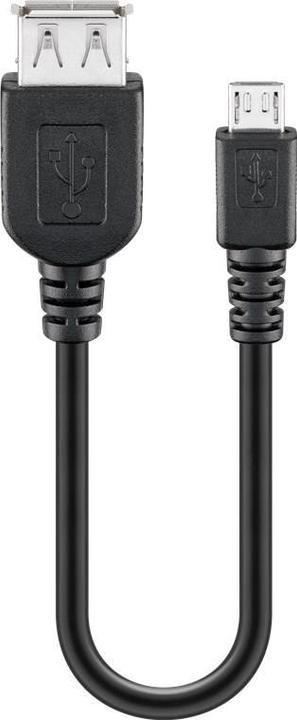 Produktbild Goobay USB 2.0 Anschlusskabel (0.20 m, USB 2.0)