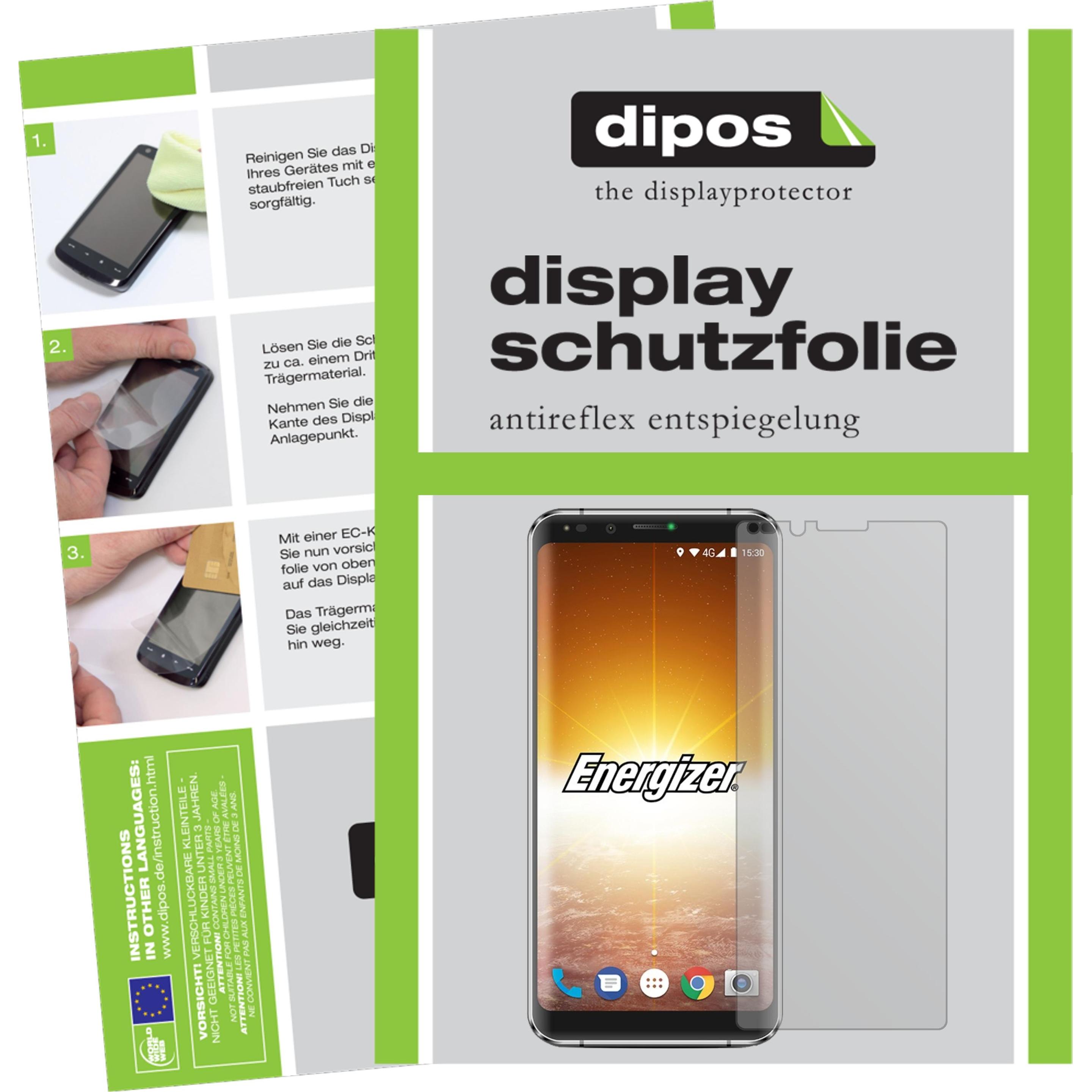 Dipos Displayschutzfolie Antireflex (5 Stück, Energizer PowerMax P600S), Smartphone Schutzfolie, Transparent