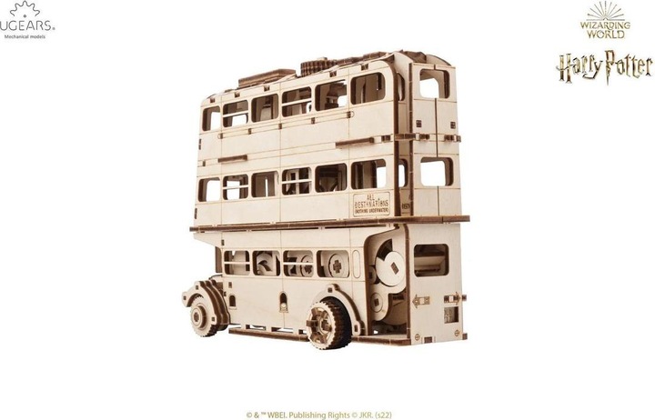Actual product image Ugears Harry Potter Knight Bus