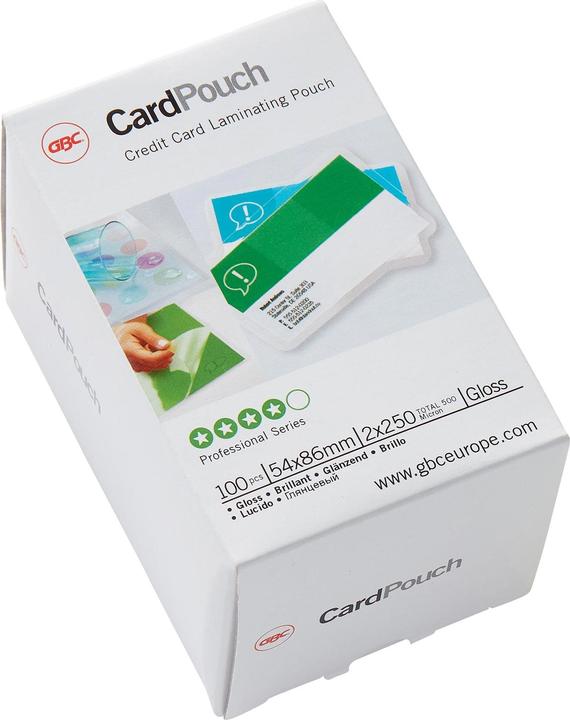 Actual product image GBC Premium quality laminating films (Credit card, 100 Piece, 250 µm)