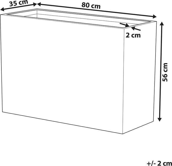 Produktbild Beliani Edessa (80 x 34 x 56 cm)