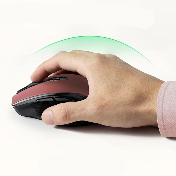 Actual product image Ugreen Mysz Bezprzewodowa mysz MU006 2.4 GHz + Bluetooth 5.0 (czerwona) (Wireless)