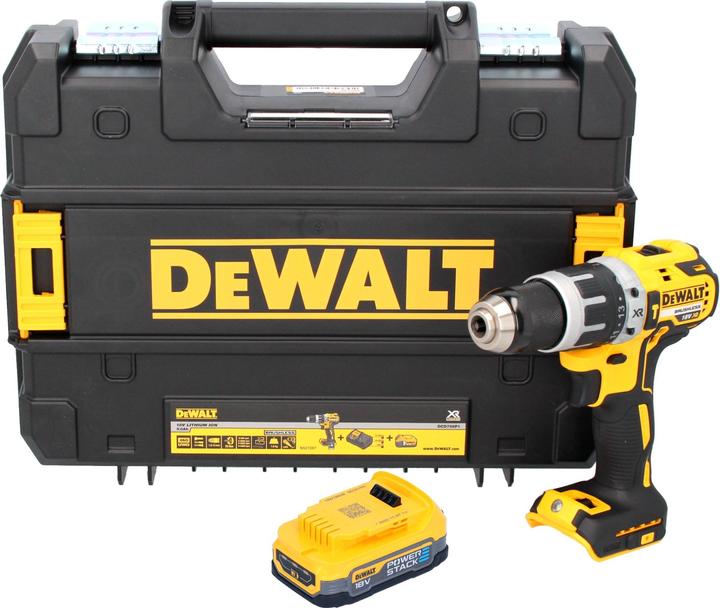 Produktbild DeWalt XR 18V Schlagschrauber, (DCD796E1T-XJ) 1x1,7Ah, Li-Ion, POWERSTACK (Akkubetrieb)